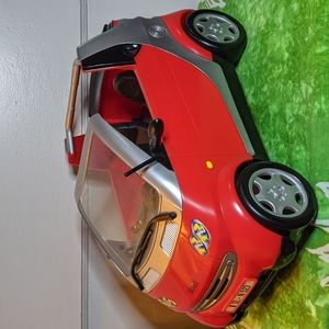 Red and Silver SmartCar for Dolls